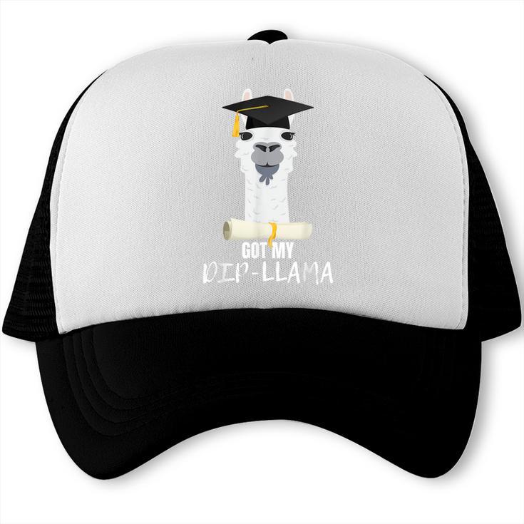 Graduation For Him & Her Got My Dip-Llama Trucker Cap
