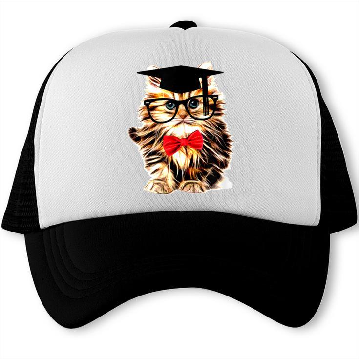 Graduation Cat Class Of 2023 Trucker Cap