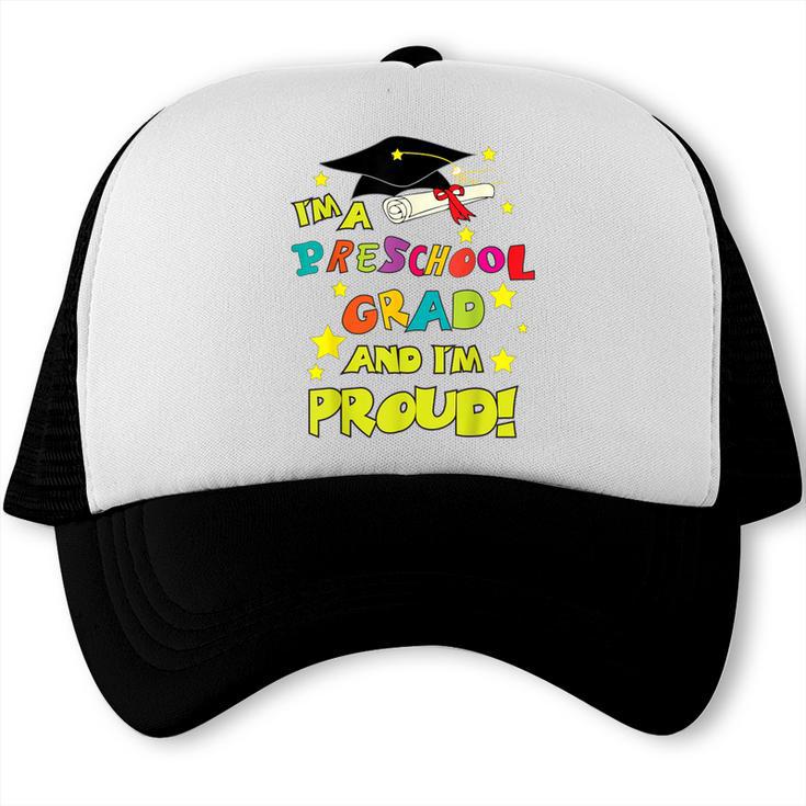 Graduation Class 2018 Cap Gown Shirt Preschool Grad Proud Trucker Cap