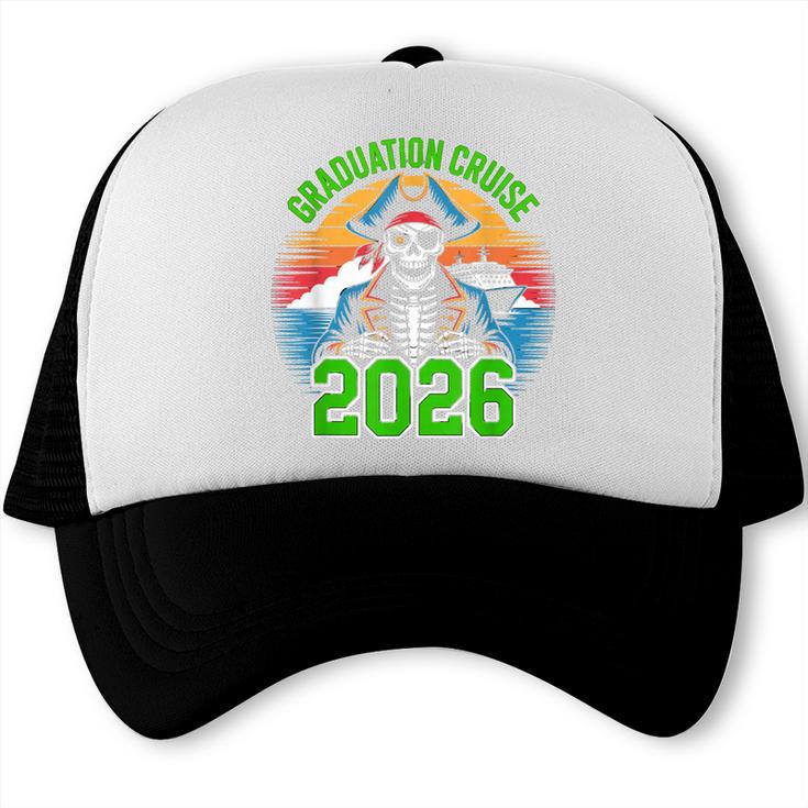 Graduation Cruise 2026 Group Pirate Matching Voyage Trucker Cap