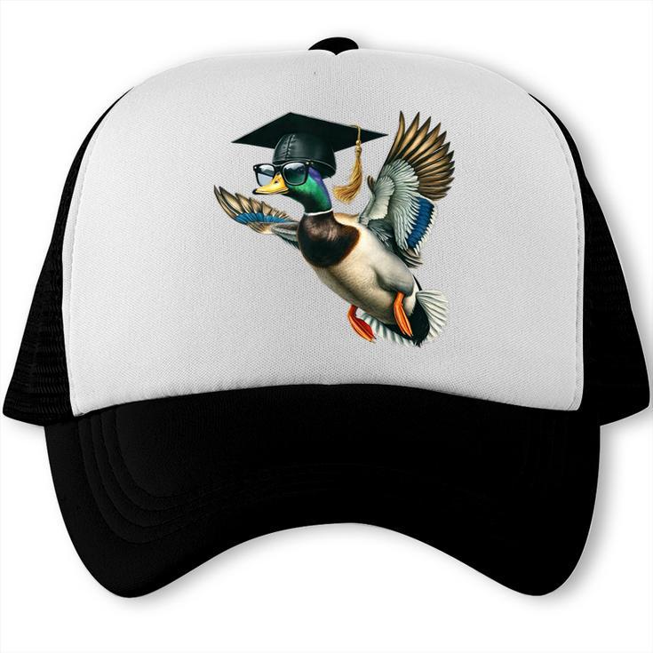 Graduation Mallard Duck Hunter Hunting Season Grad Hunting Trucker Cap