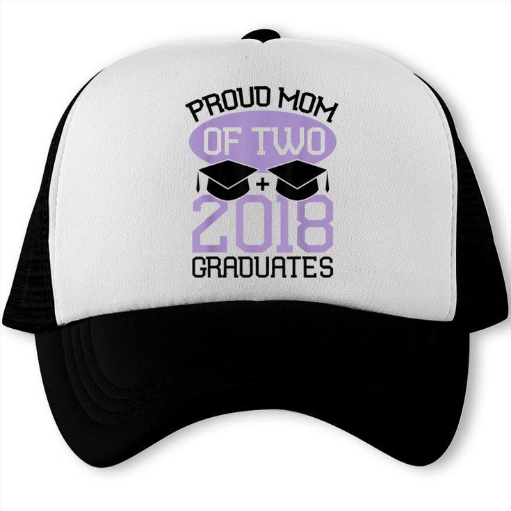 Graduation Shirt For Mom Of Twins Proud Mom Twins Tee Trucker Cap