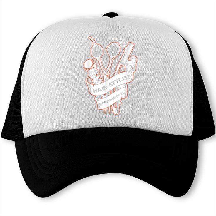 Hairdresser Gift Idea Graduation Tattoo Craft Hairstylist Trucker Cap