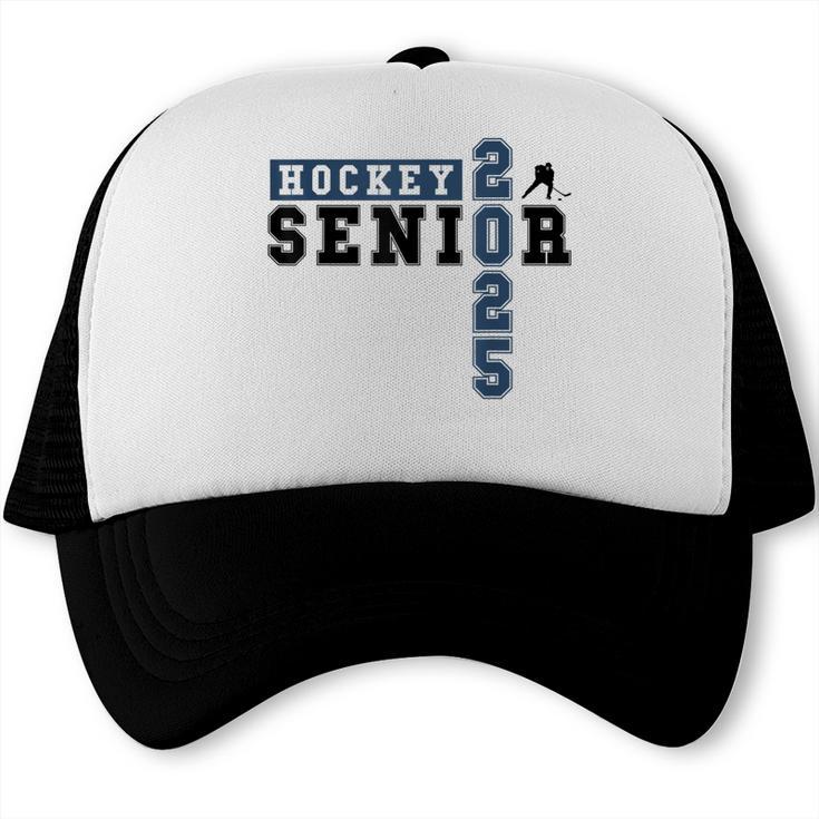 Hockey Senior Night Hockey Senior 2025 Graduation 32 Trucker Cap