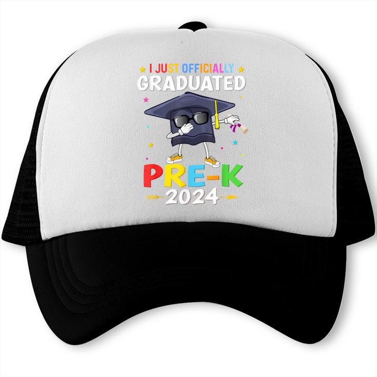 I Just Officially Graduated Pre k Graduation 2024 Pre-K Kids Trucker Cap