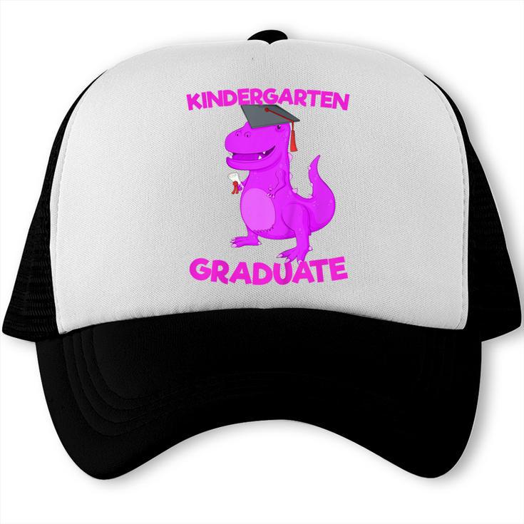 Kids Kindergarten Graduation Idea For Girls Dinosaur Trucker Cap