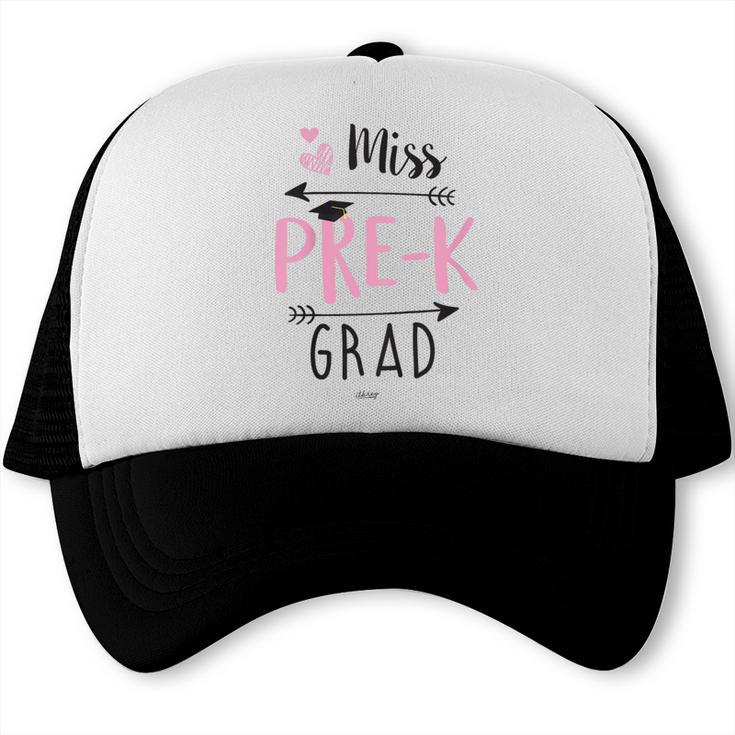 Kids Miss Pre-K Grad Graduation Shirt Cute School Tees Trucker Cap