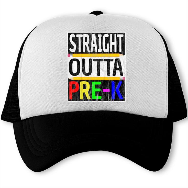 Kids Straight Outta Pre-K Graduation Trucker Cap