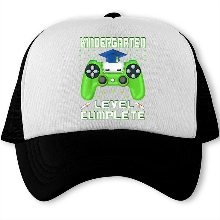 Kindergarten Graduation Level Complete Gamer Class 2024 Kids Trucker Cap