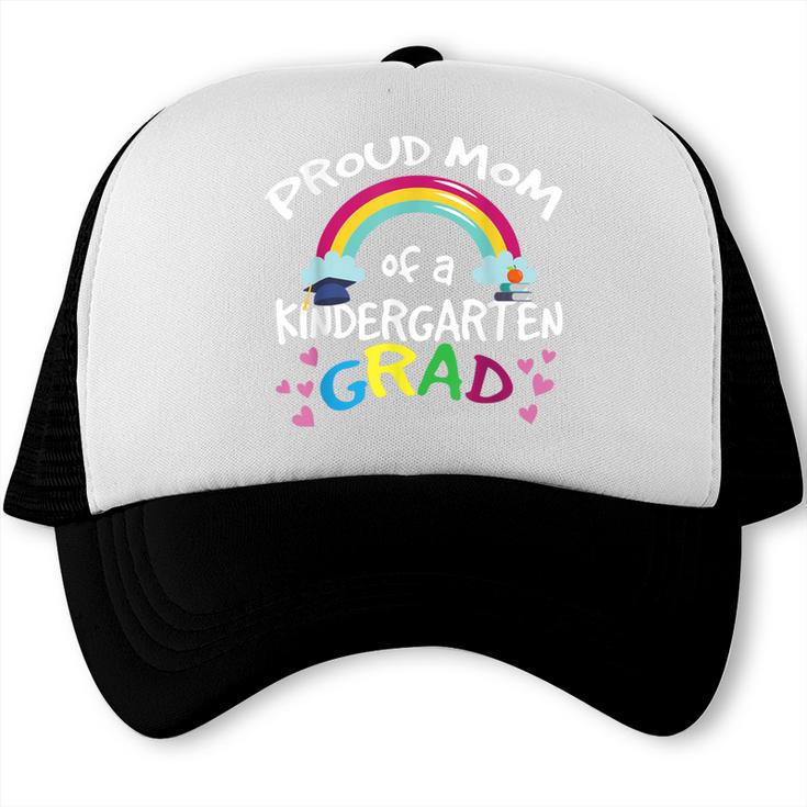 Kindergarten Graduation Proud Mom Son Daughter Trucker Cap