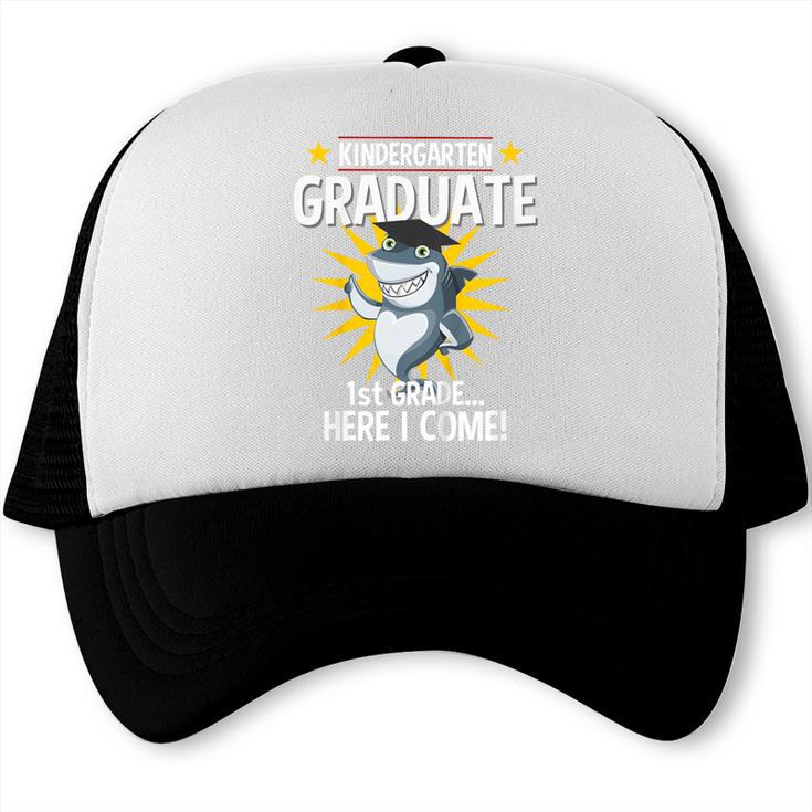 Kindergarten Graduation Shirts 2019 Shark Grad Toddler Trucker Cap