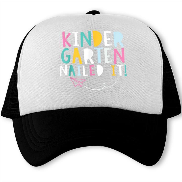 KINDERGARTEN Graduation TShirt 2018 Last Day Of School Trucker Cap