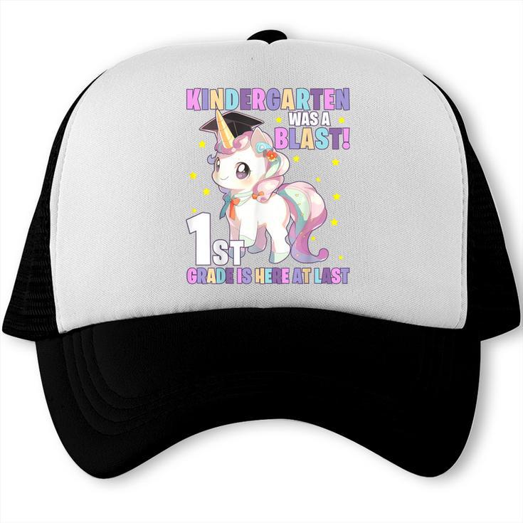 Kindergarten Graduation Unicorn Kindergarten Graduate Girls Trucker Cap