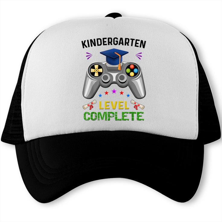 Kindergarten Level Complete Graduation Class 2023 Gamer Kids Trucker Cap