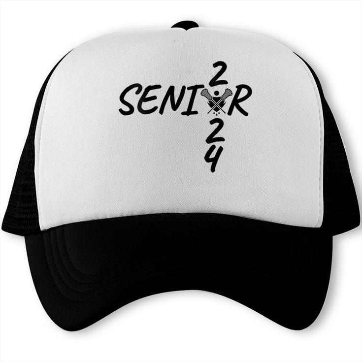 Lacrosse Senior 2024 Sticks And Ball Graduation Trucker Cap