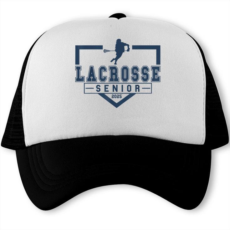 Lacrosse Senior Night Lacrosse Senior 2025 Graduation 33 Trucker Cap