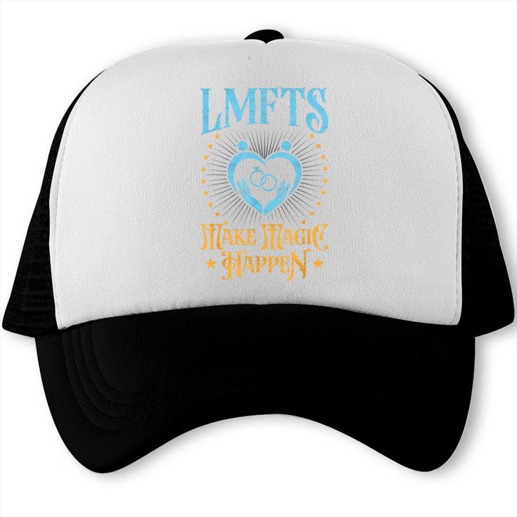 LMFT Graduation Licensed Marriage And Family Therapist LMFT Trucker Cap