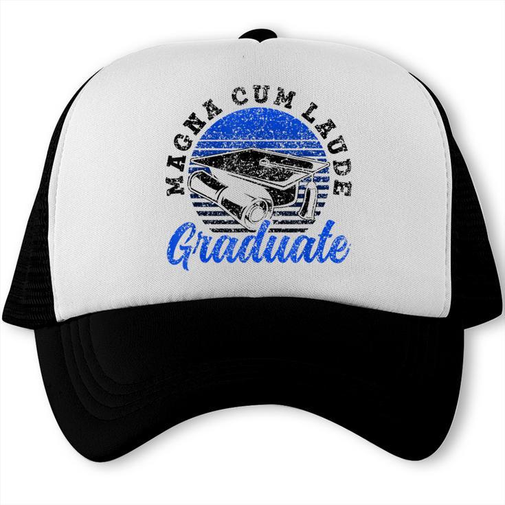 Magna Cum Laude Graduate Graduation Graduates Family Trucker Cap