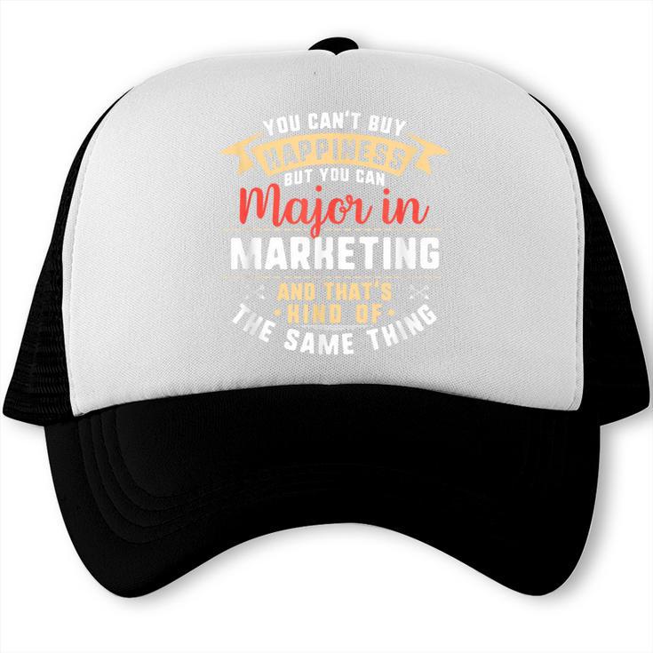 Marketing Major Student Shirt Graduation College Trucker Cap