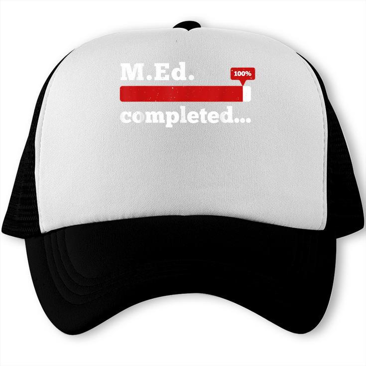 Master Of Education Completed Teacher Master Graduation For Men Women Trucker Cap