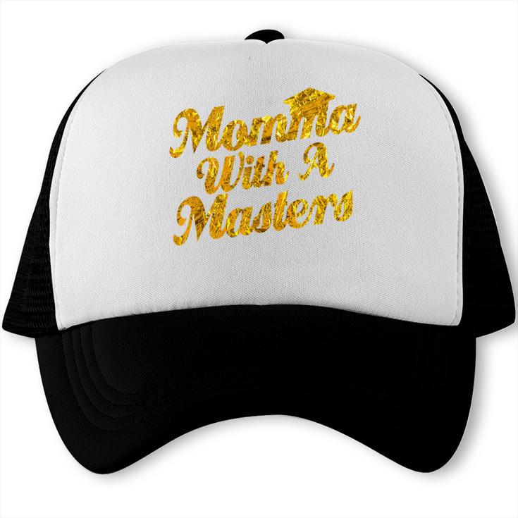 Masters Degree Graduation For Mom Wife Social Work MBA Trucker Cap