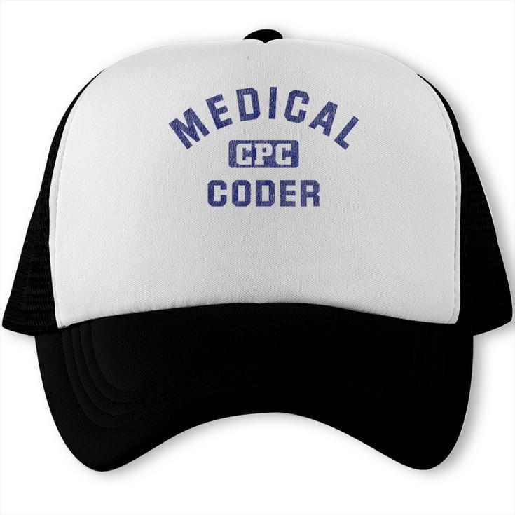 Medical Coder CPC Medical Coding Graduation Trucker Cap