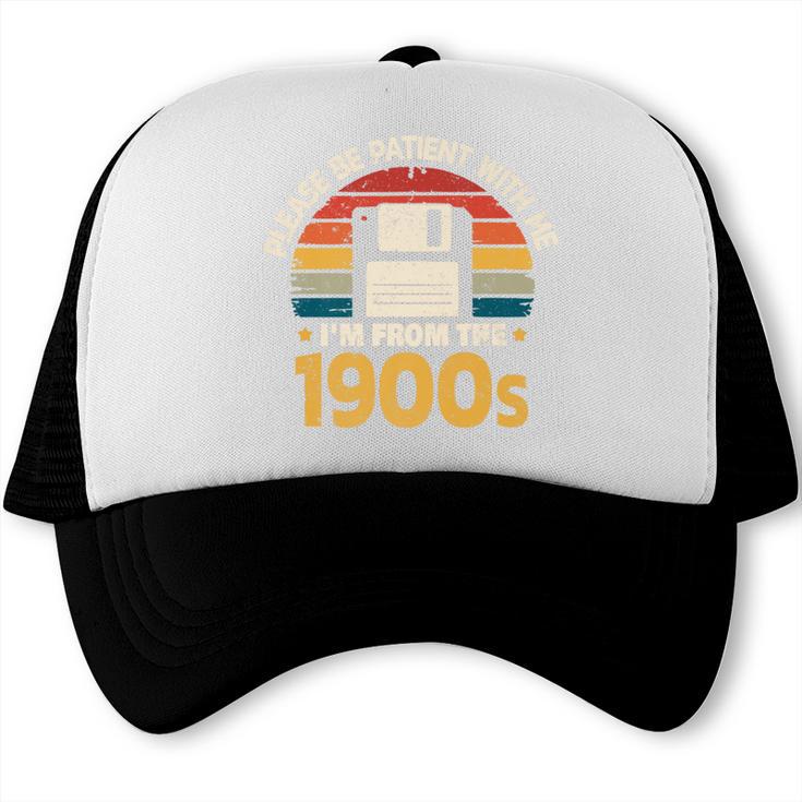 Millennials Please Be Patient With Me I'm From The 1900s Premium Trucker Cap Millennials Please Be Patient With Me I'm From The 1900s Premium Trucker Cap