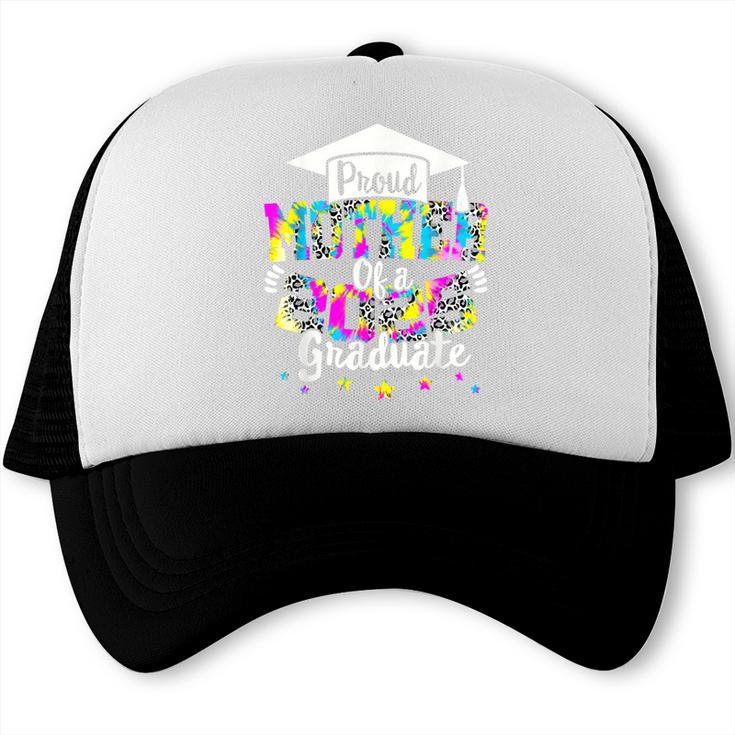 Mother Of a 2025 Graduate Tie Dye Class Senior Graduation 25 Trucker Cap