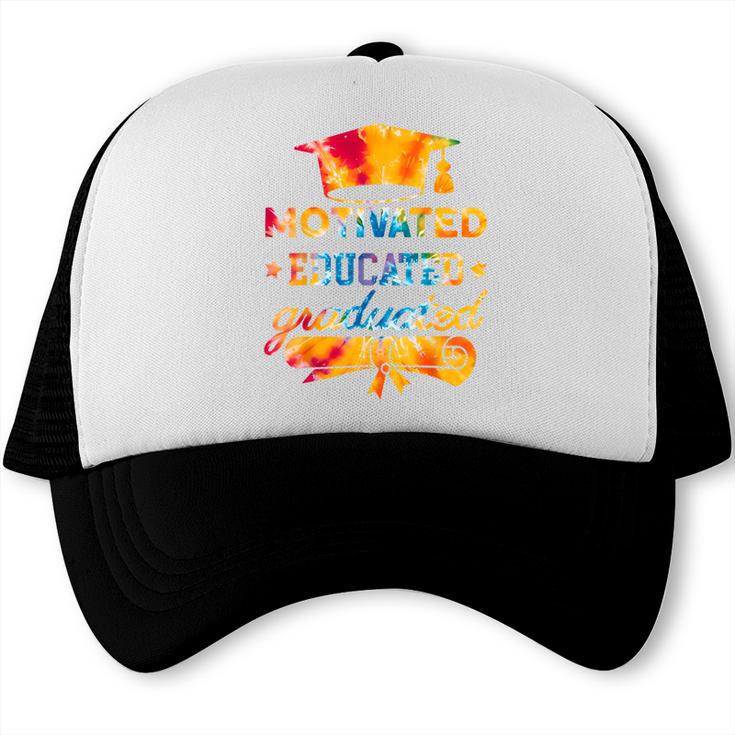 Motivated Educated Graduated Graduation Trucker Cap