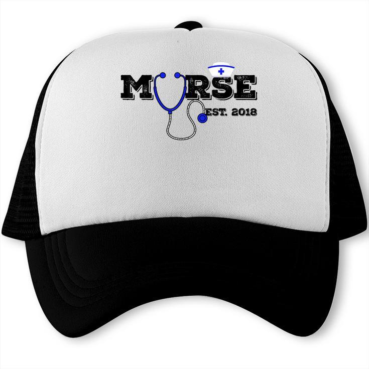 Murse Est 2018 Male Nurse Graduation Trucker Cap