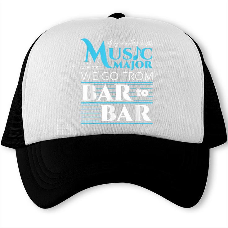 Music Major Student Pun Graduation Trucker Cap