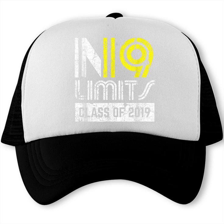 No Limits Class Of 2019 Graduation Vintage Trucker Cap