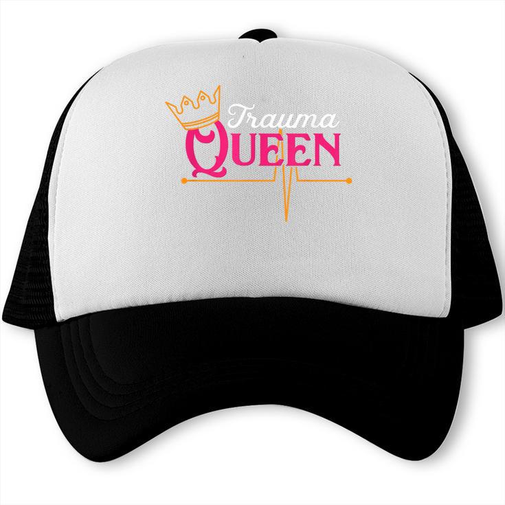 Nursing Shirt Graduation Nurse School Trauma Queen Shirt Trucker Cap
