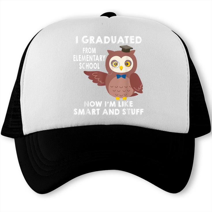 Owl Elementary Graduation Shirt-6th Grade Graduation Trucker Cap