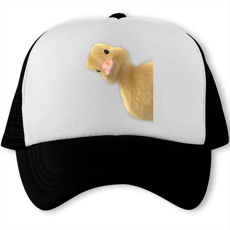 Peking Duck Peeking Chef Graduation Farm Duck Lover Trucker Cap