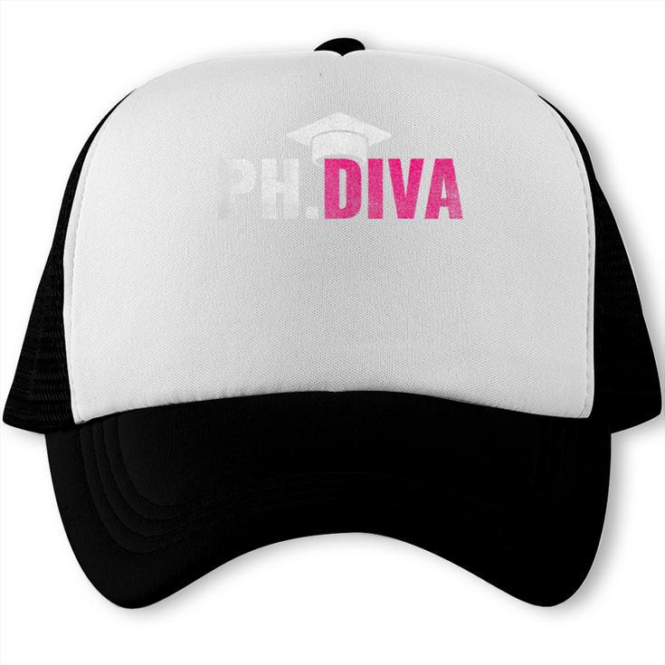 PhDiva PHD Student Graduation Degree Med Law School Trucker Cap