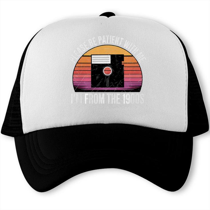 Please Be Patient With Me I'm From The 1900s PC Floppy Disk Premium Tri-Blend Trucker Cap
