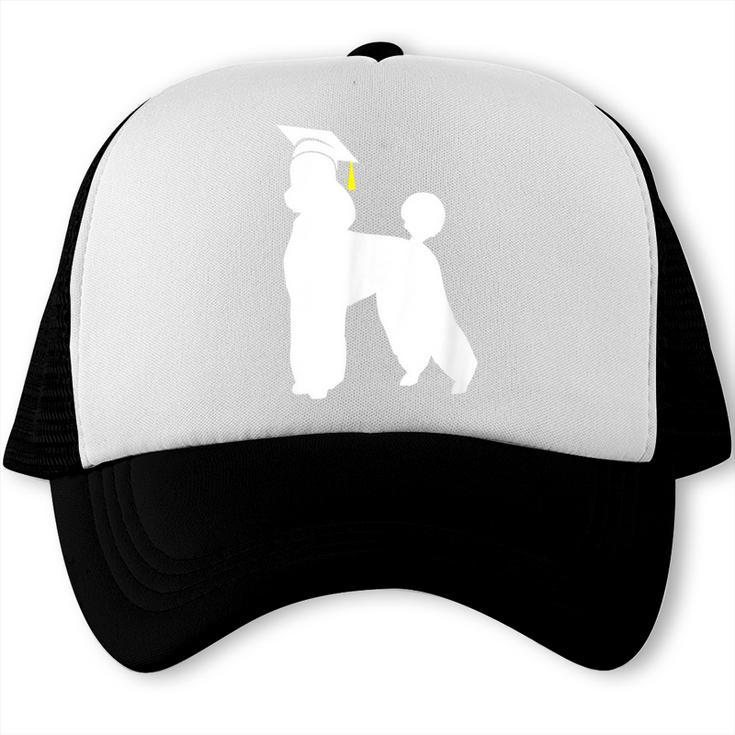 Poodle Graduation Dog Graduate Trucker Cap