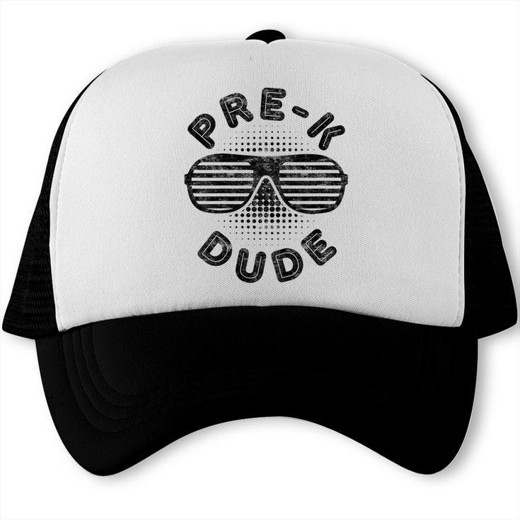 Pre-K Dude Shirt Boy Girl Graduation Back To School Trucker Cap