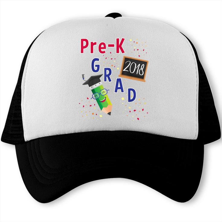 Pre Kindergarten Graduation 2018 Fun Graduate Shirt For Kids Trucker Cap