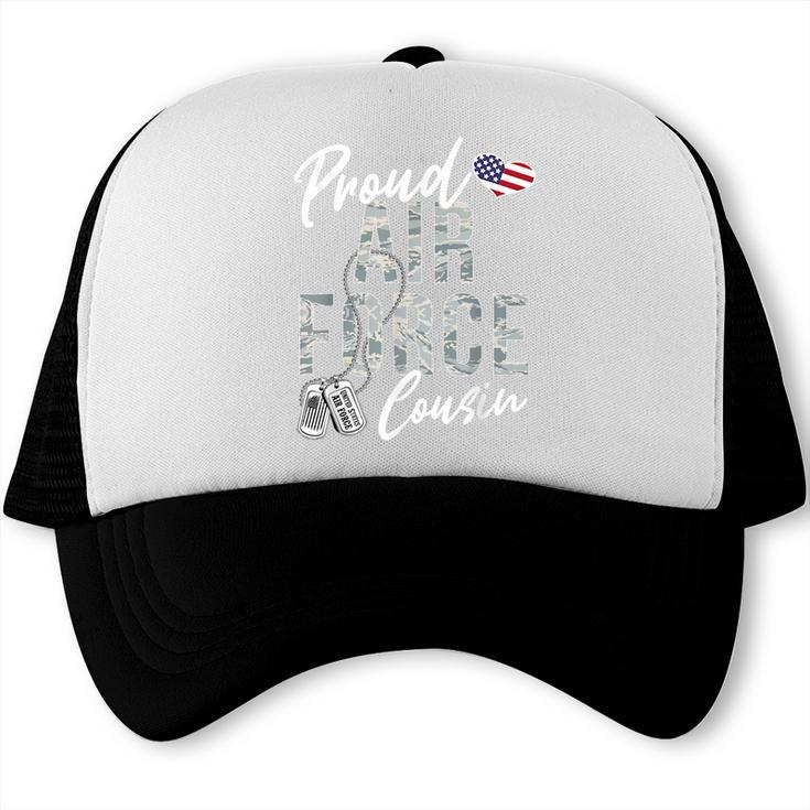 Proud Air Force Cousin US Air Force Graduation Cousin Tee Trucker Cap