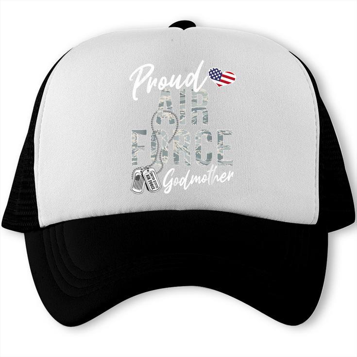Proud Air Force Godmother US Air Force Graduation Godmother Trucker Cap