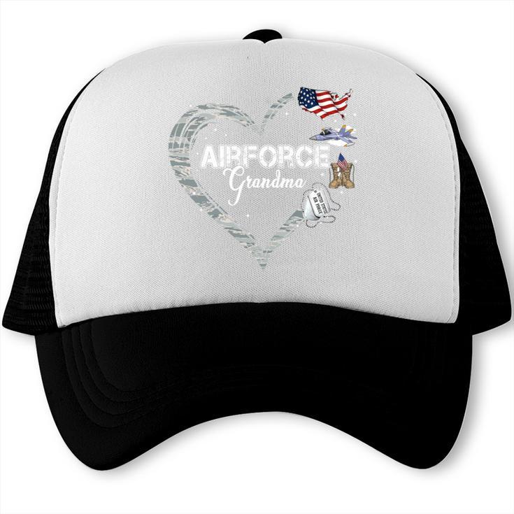 Proud Air Force Grandma Air Force Graduation Grandma USAF Trucker Cap