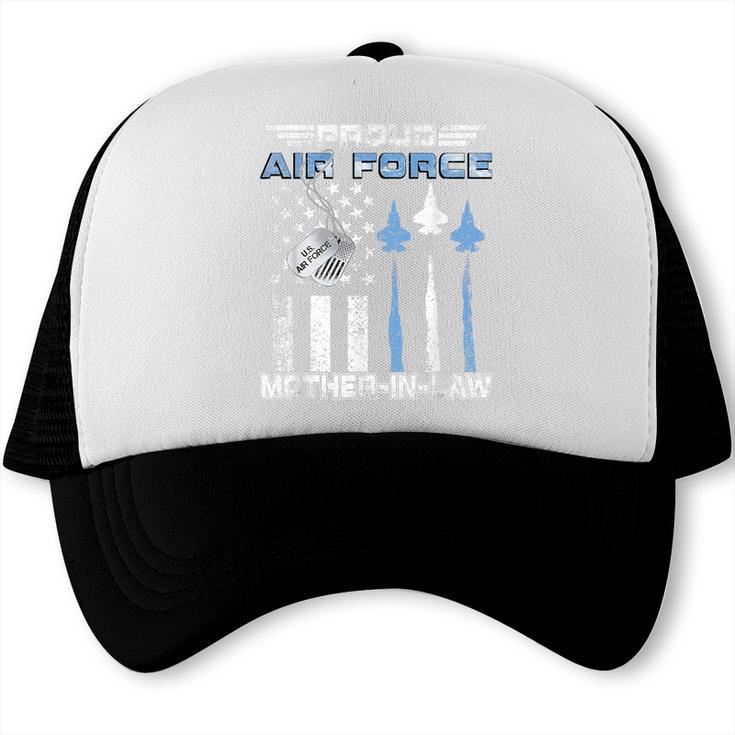 Proud Air Force Mother-In-Law US Air Force Graduation Trucker Cap