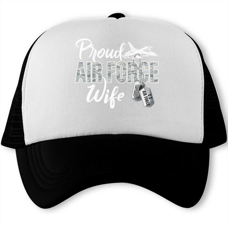 Proud Air Force Wife Air Force Graduation USAF Wife Trucker Cap