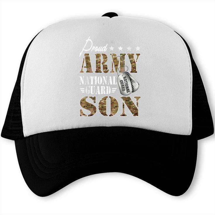 Proud Army National Guard Son National Guard Graduation Trucker Cap