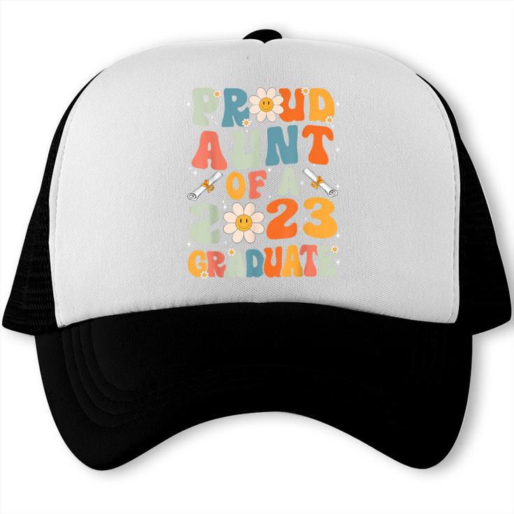 Proud Aunt Of A Class Of 2023 Graduated Graduation Women Trucker Cap