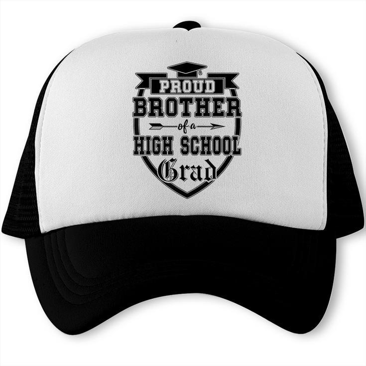 Proud Brother Of a High School Grad Senior Graduation Shirt Trucker Cap