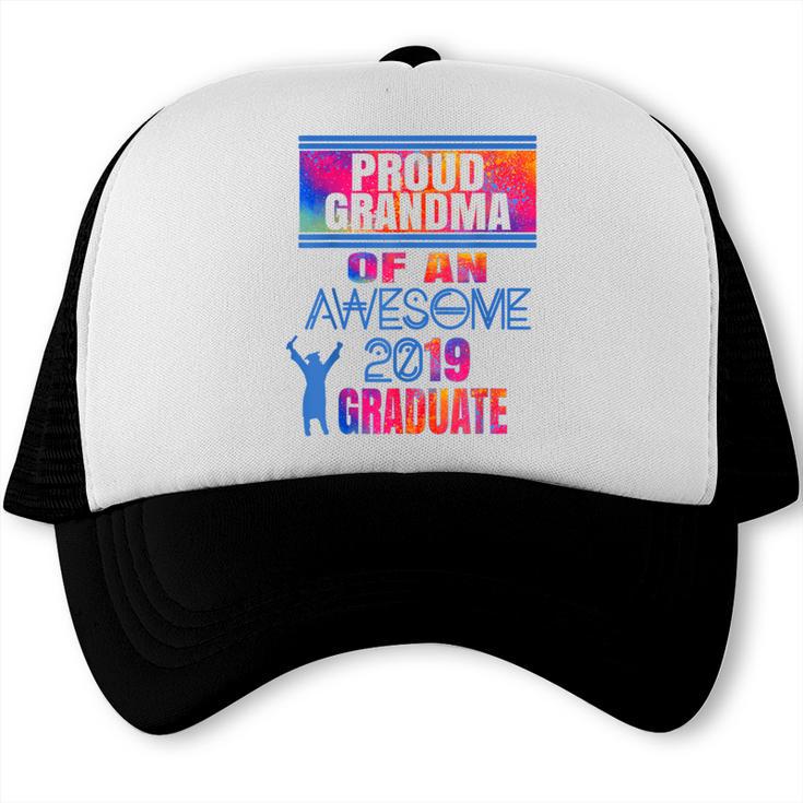 Proud Grandma Of A 2019 Graduate Senior Class Graduation Trucker Cap