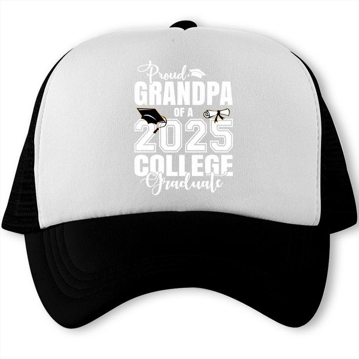 Proud Grandma Of A 2025 College Graduate Graduation Trucker Cap